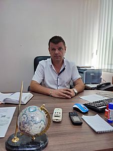 Начальник Федоровского гидроузла Попандопуло <br>Сергей Николаевич